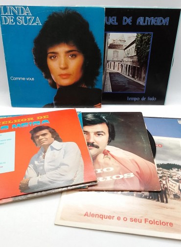 «Discos de vinil Música portuguesa-8 discos»