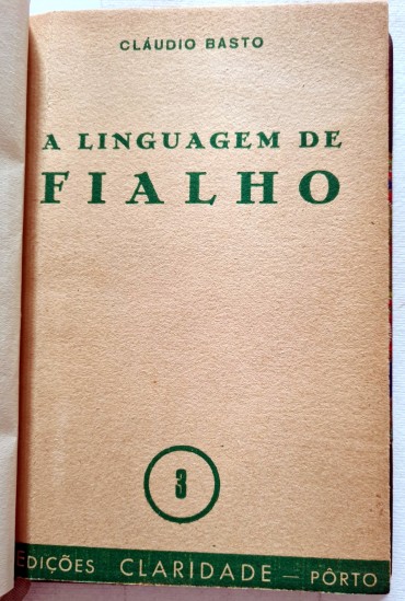 A LINGUAGEM DE FIALHO