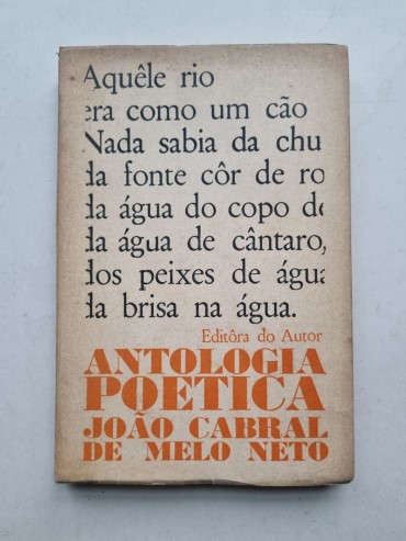 ANTOLOGIA POETICA JOÃO CABRAL DE MELO NETO