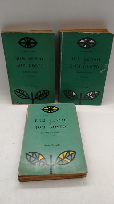 «Bom Senso e Bom Gosto-3 volumes»