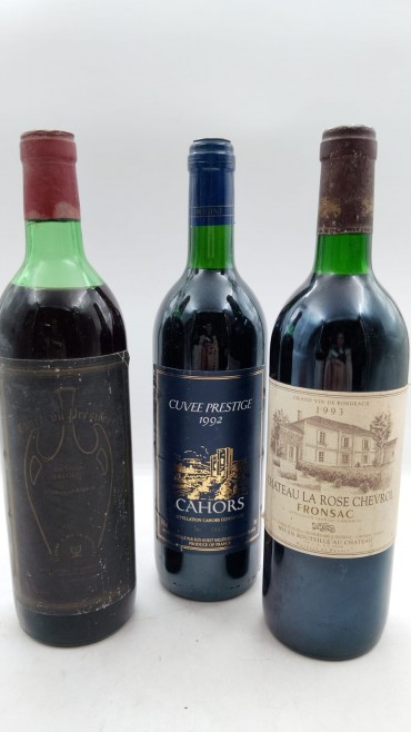 «Lote de vinhos franceses»