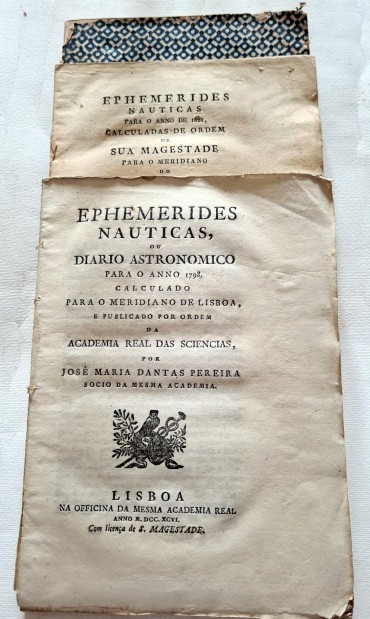 EPHEMERIDES NÁUTICAS OU DIÁRIO ASTRONOMICO 1798