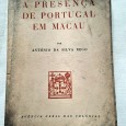 A PRESENÇA DE PORTUGAL EM MACAU