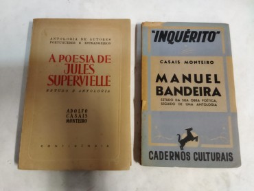 2 LIVROS DE ADOLFO CASAIS MONTEIRO