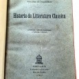 HISTORIA DA LITTERATURA CLASSICA 