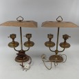 Dois candeeiros de mesa