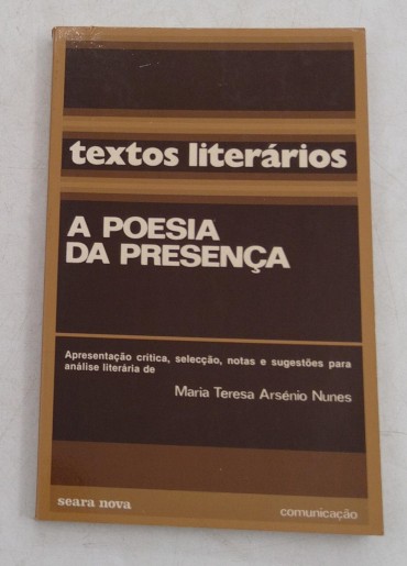 “Textos Literários: A Poesia da Presença
