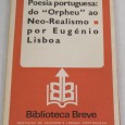 Poesia Portuguesa: do “Orpheu” ao Neo-Realismo