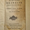 HEINECII ELEMENTA PHILOSOPHIE MORALIS