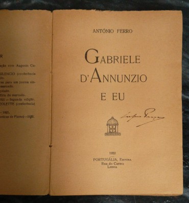 Gabriele d’Annunzio e Eu