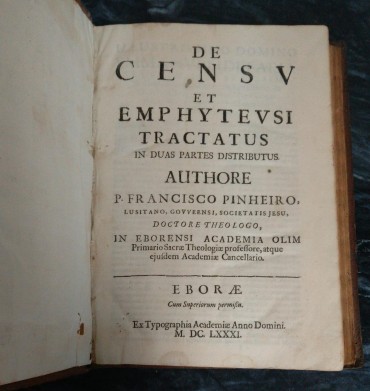 De Censu et Emphyteusi Tractatus