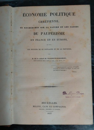 Économie Politique Chrétienne