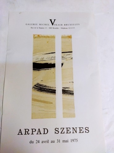 «Exposição Gal. Michel Vokaer (Bruxelas)» - ARPAD ZSENES (1897-1985)