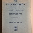 LISTA DE FARÓIS, BOIAS LUMINOSAS, RADIOFARÓIS, SINAIS DE NEVOEIRO 