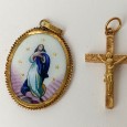 Crucifixo e medalha «Nossa Senhora da Conceição»