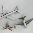 3 Aviões miniatura de companhias aéreas