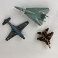 3 Miniaturas de Aviões Guerra 