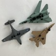 3 Miniaturas de Aviões Guerra 