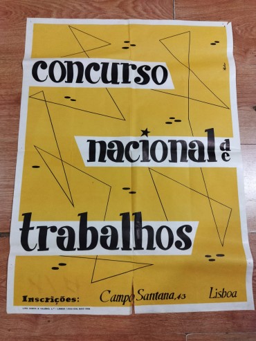 Cartaz «Concurso Nacional de Trabalhos» - 1958