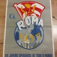 Cartaz «A Roma 1951 - Os jovens operários de todo o mundo» - 1956