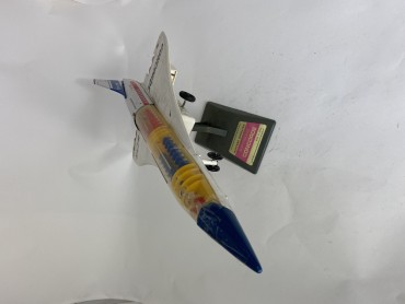 Avião em plástico Concorde Bateria anos 70
