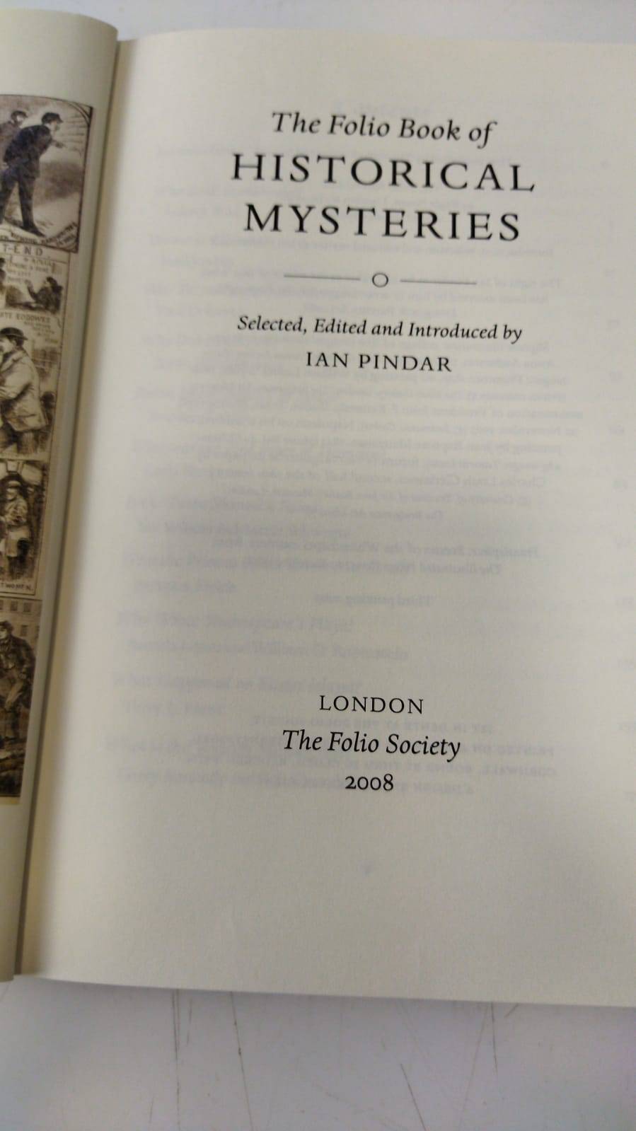 The folio book historical mysteries Bidding